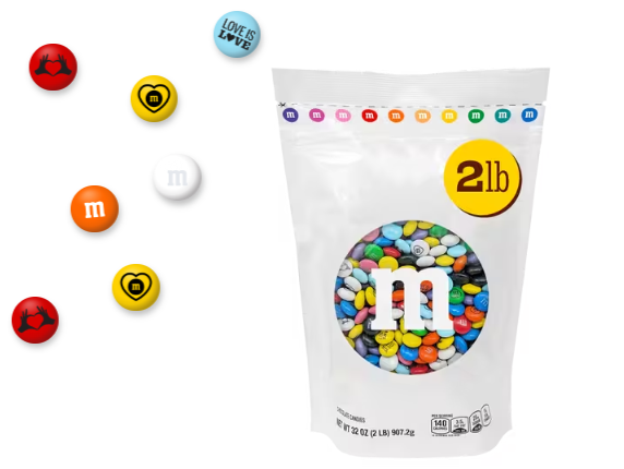 Цукерки M&M's на вагу Pride 2 kg (2*2lb) 