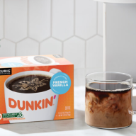 Кава Dunkin' Colombian Medium Feed, капсули Keurig K-Cup, 10 шт в упаковці (Фасовка 6 коробок) 6*10 = 60 капсул 