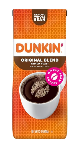Кава Dunkin' Original Blend середнього обсмаження в зернах, 340 г * 12 