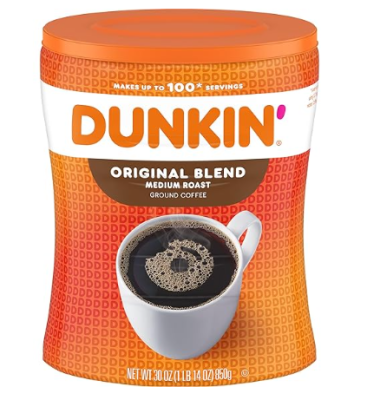 Мелена кава Dunkin' Original Blend середнього обсмаження, банка 946 мл * (6 штук)